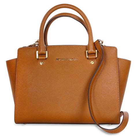 michael kors selma purse|selma saffiano leather medium satchel.